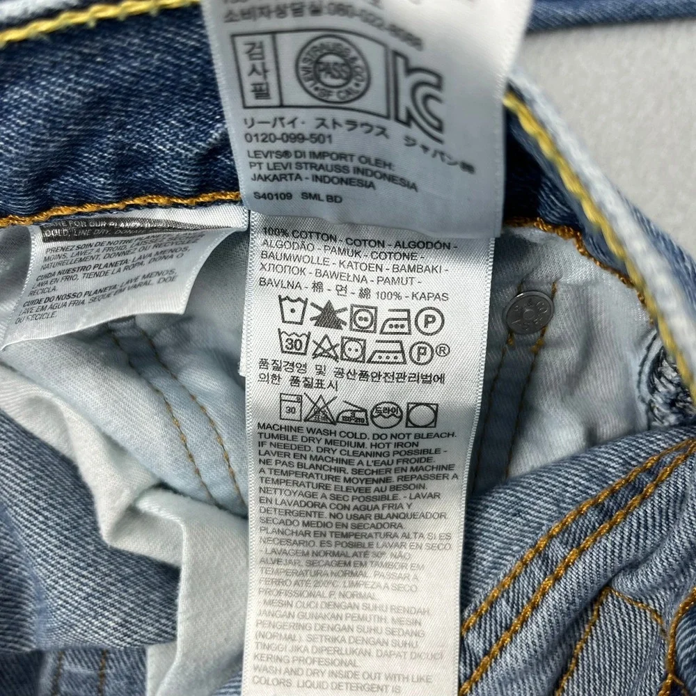Levis 550 Relaxed Fit Tapered Leg Mens‎ Jeans Medium Wash Blue Size 34